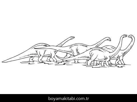 Apatosaurus Dinazor Boyama