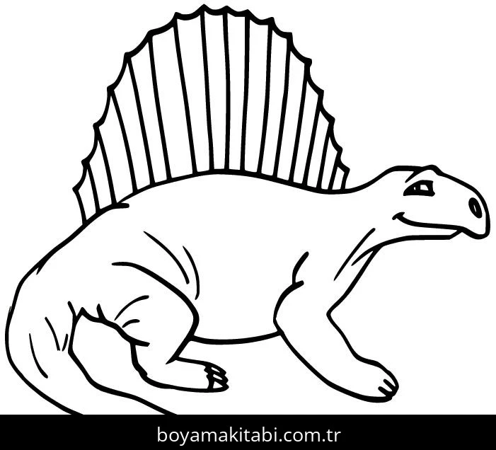 Spinosaurus Dinazor boyama sayfası – boyama etkinliği, çocuk aktivitesi