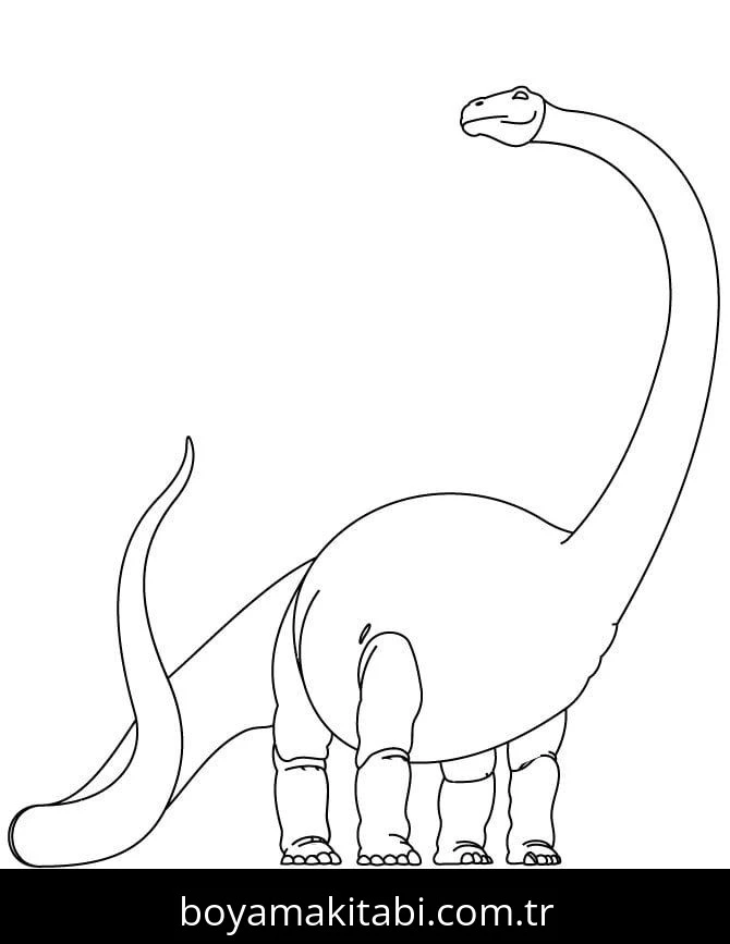 Apatosaurus Dinazor Boyama