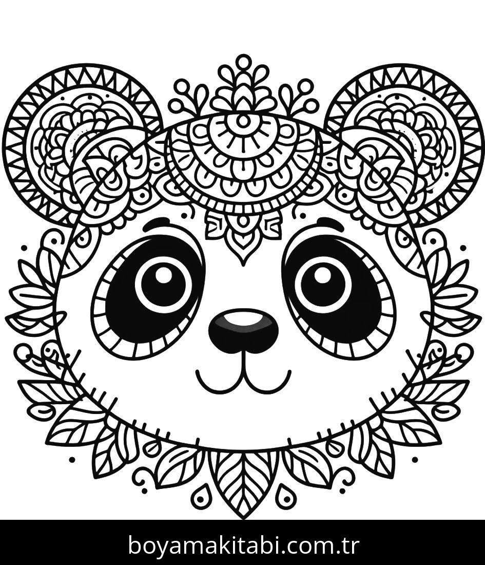 Panda boyama sayfası – ücretsiz yazdır, boyama etkinliği