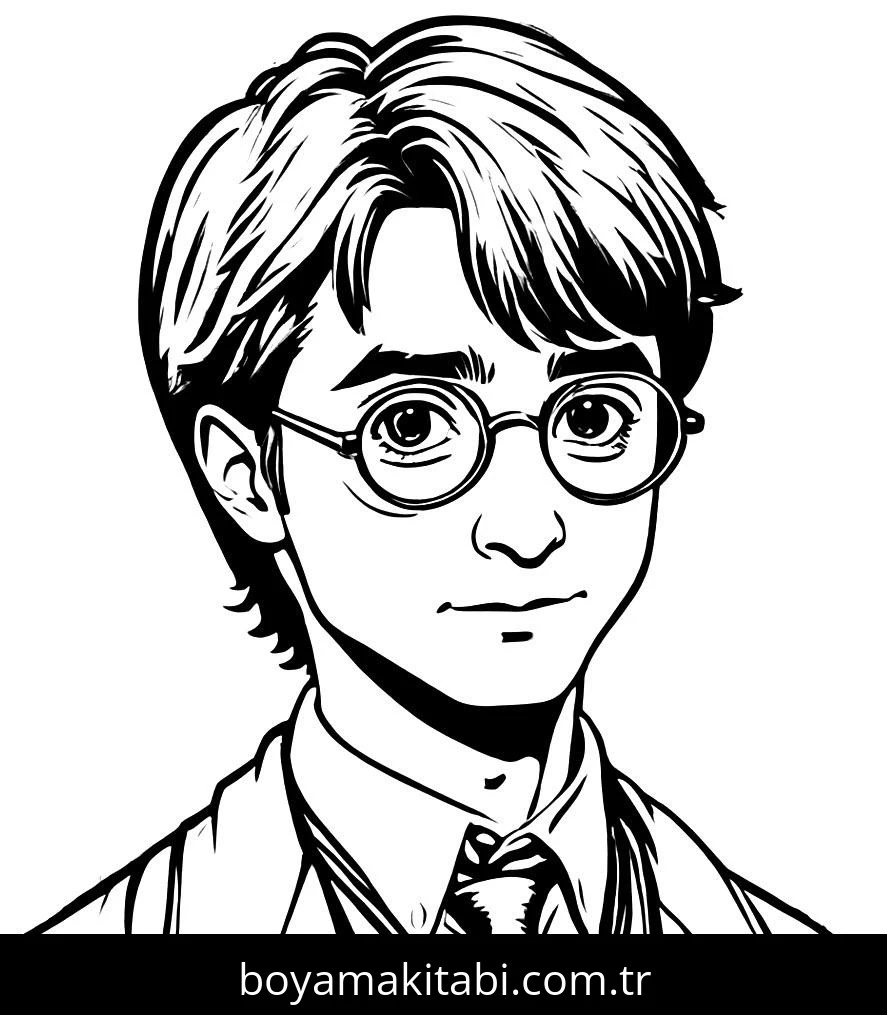 Harry Potter boyama sayfası – evde etkinlik, ücretsiz yazdır