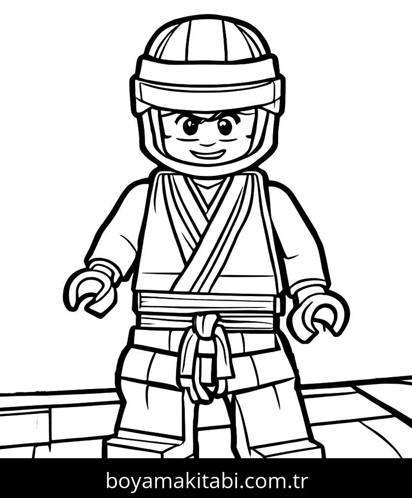 Lego Ninjago boyama sayfası – yaratıcılığı geliştirir, keyifli zaman