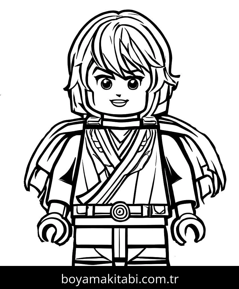 Lego Ninjago boyama sayfası – ücretsiz yazdır, boyama etkinliği
