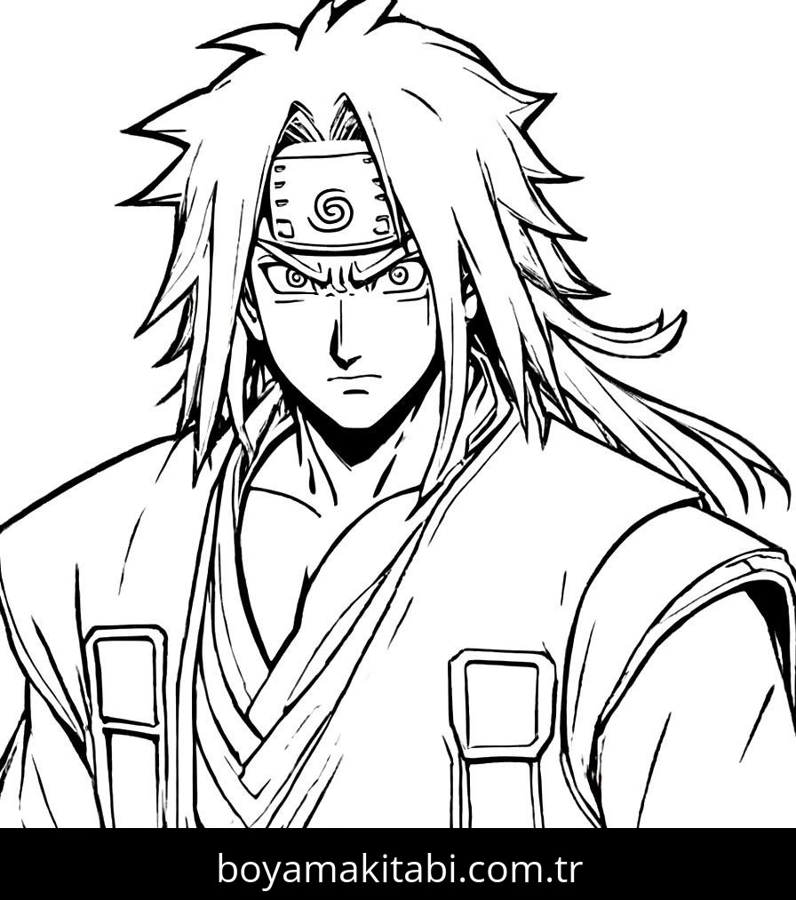 Naruto boyama sayfası #97 – okul öncesi, evde etkinlik