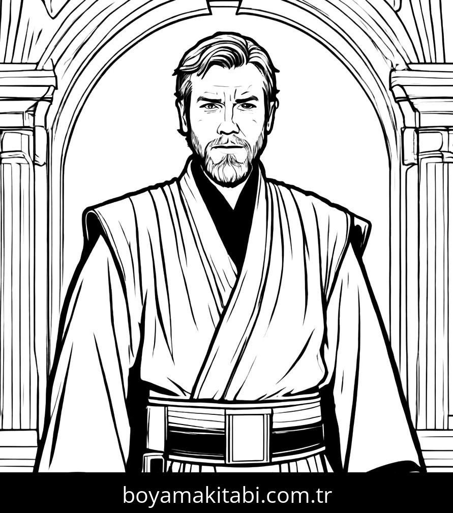 Star Wars boyama sayfası – keyifli zaman, renkli çizimler