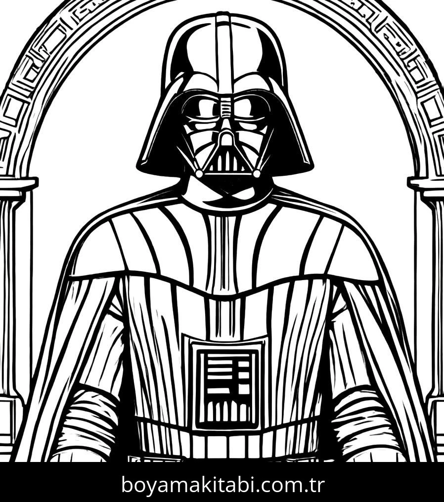 Star Wars boyama sayfası – yaratıcılık, eğlenceli etkinlik
