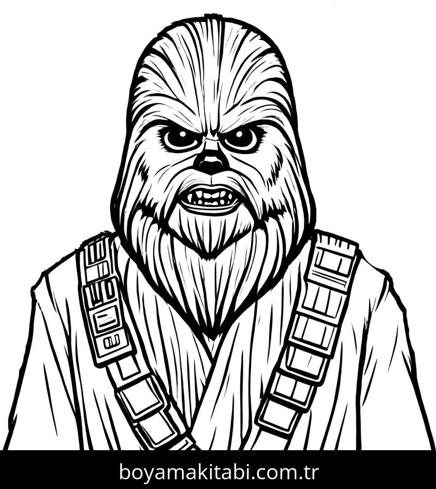 Star Wars boyama sayfası – renkli çizimler, okul öncesi