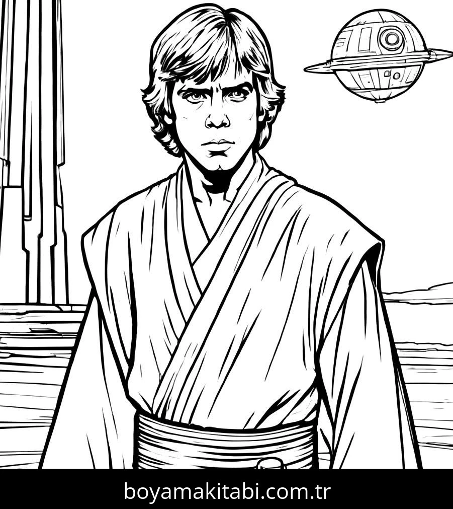 Star Wars boyama sayfası – ücretsiz yazdır, boyama etkinliği