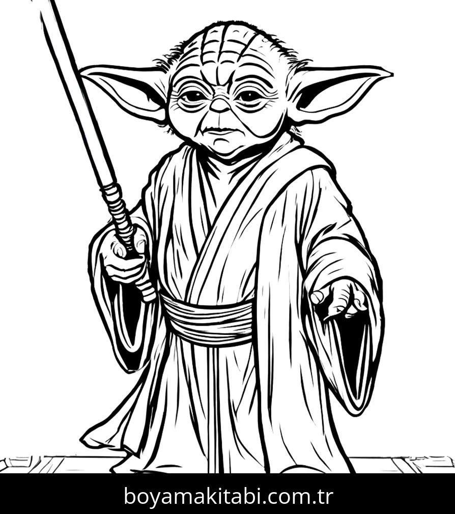 Star Wars boyama sayfası – boyama etkinliği, çocuk aktivitesi