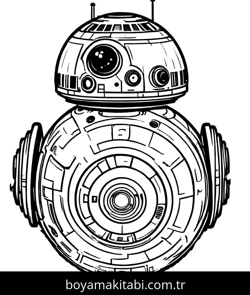 Star Wars boyama sayfası – eğitici aktivite, yaratıcılık