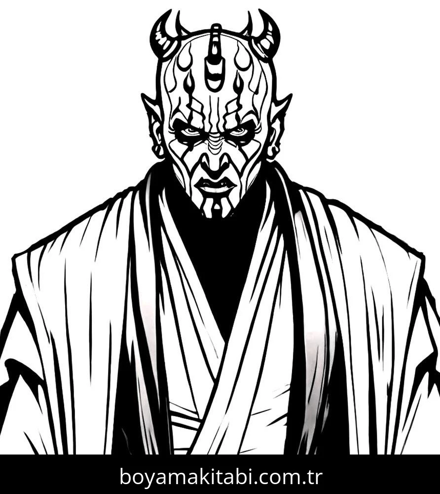 Star Wars boyama sayfası – el becerilerini geliştirir, boyama çalışması
