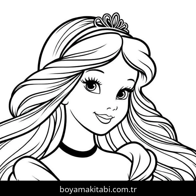Cinderella boyama sayfası – okul öncesi, evde etkinlik