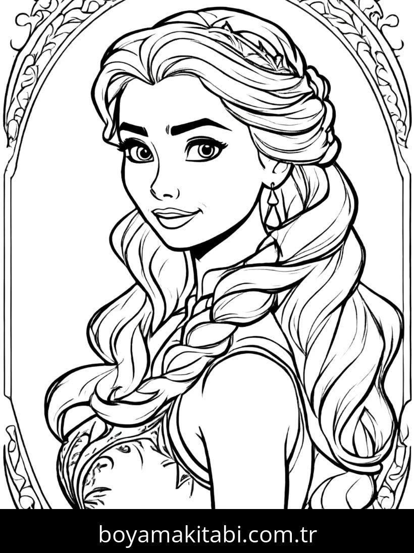 Disney Princess boyama sayfası #15 – boyama çalışması, sınıf etkinliği