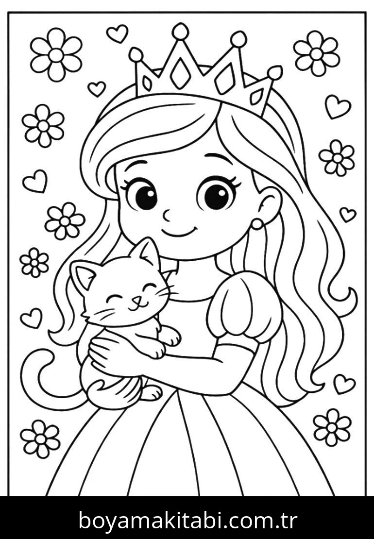 Disney Princess boyama sayfası #20 – yaz tatili etkinliği, sabır ve özgüven kazandırır