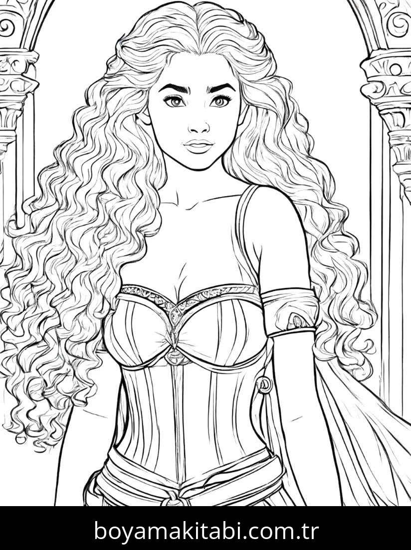 Disney Princess boyama sayfası #21 – doğum günü partisi aktivitesi, ekran süresine alternatif