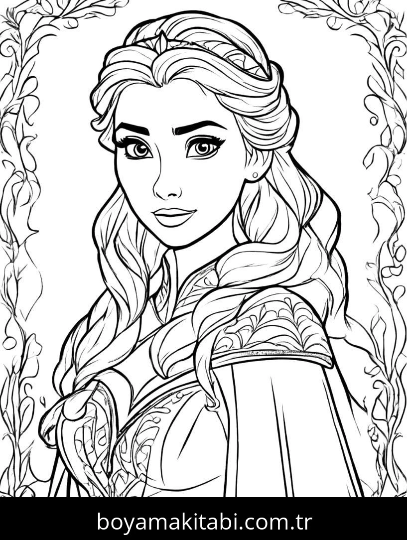 Disney Princess boyama sayfası #38 – çocuklar için, çizgi film temalı