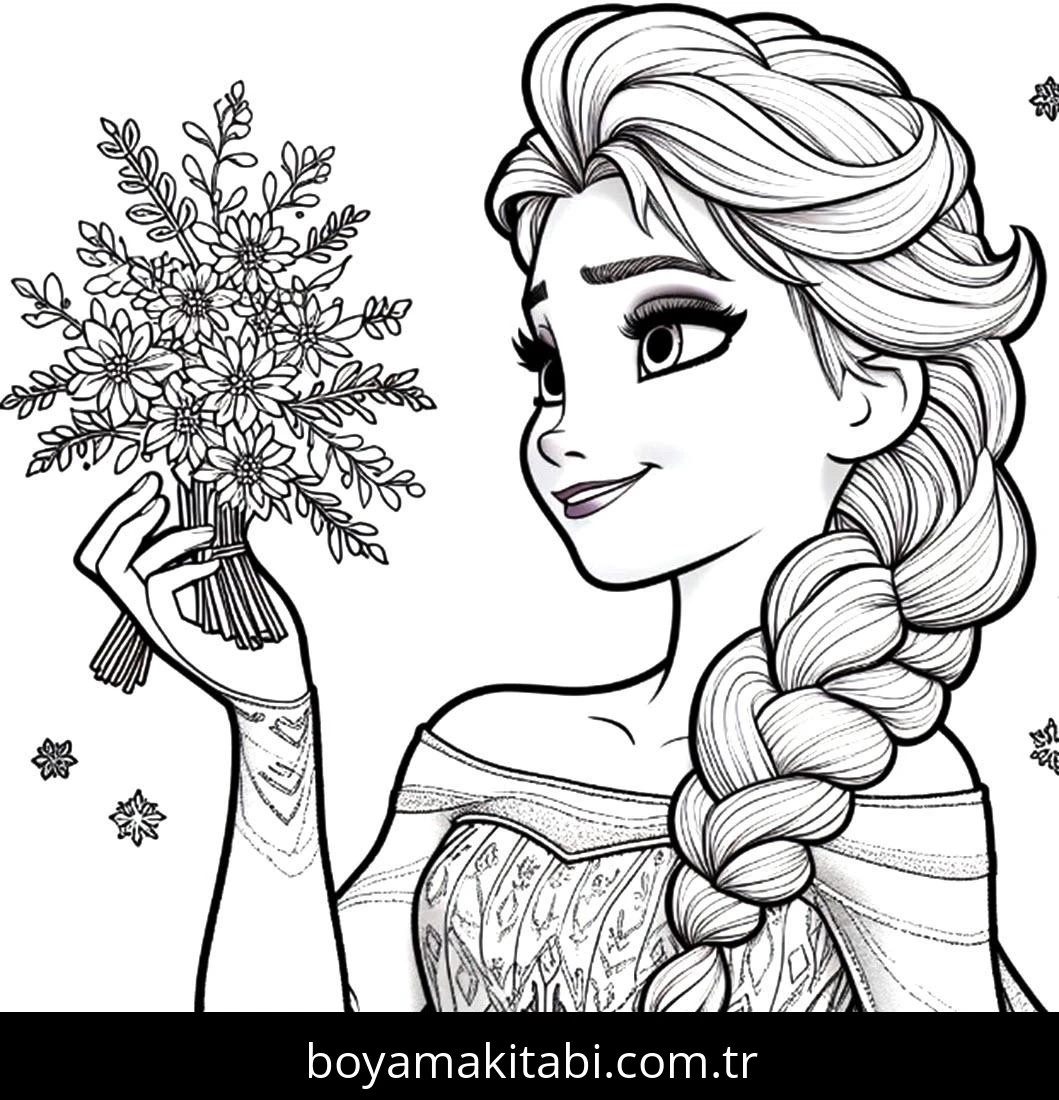 Elsa Ve Anna boyama sayfası – yaratıcılığı geliştirir, keyifli zaman