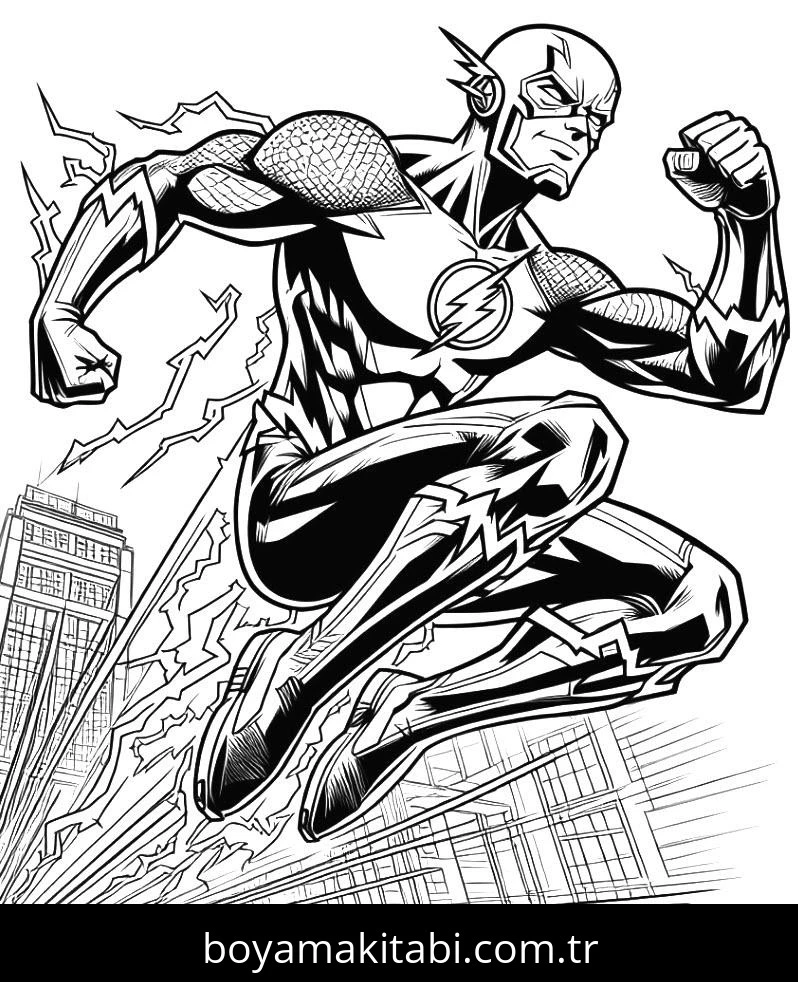 Flash boyama sayfası – PDF indir, sevimli karakter