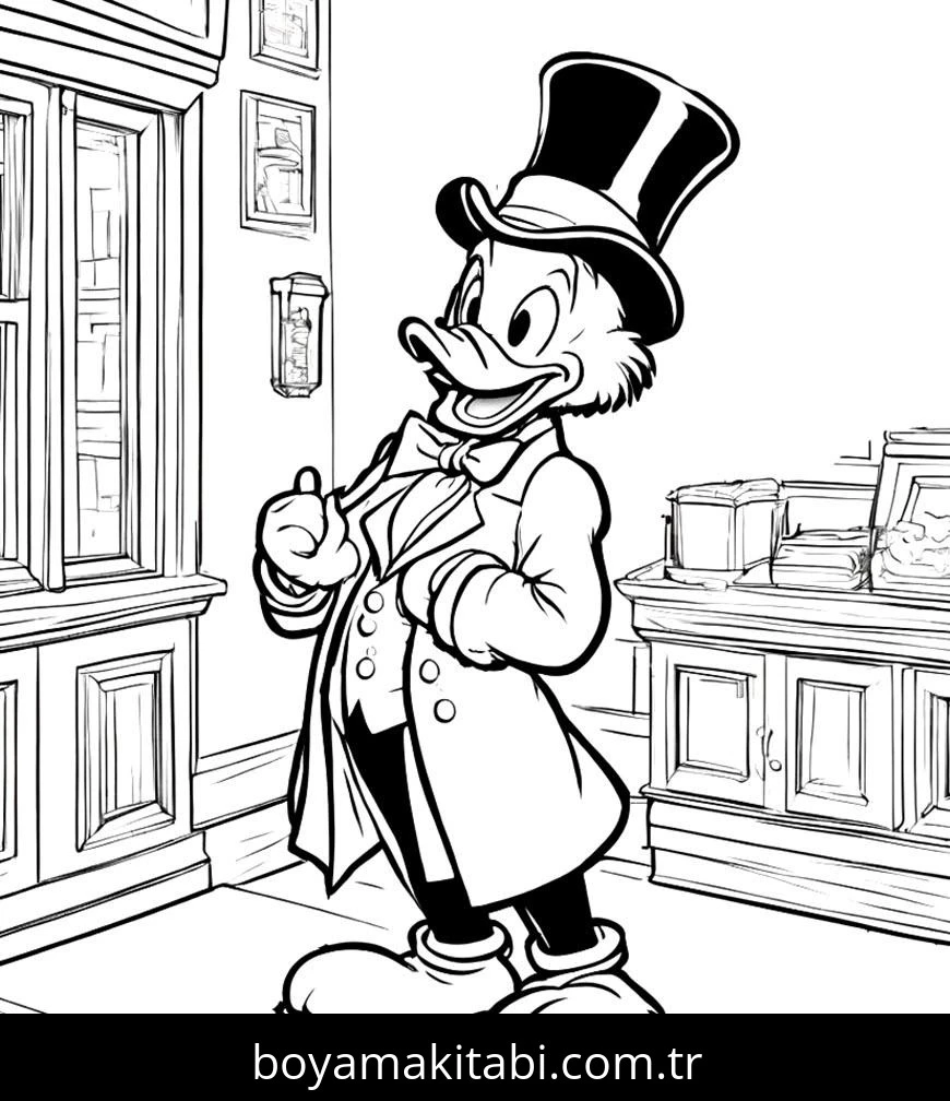 Mickey Mouse (Miki Fare) boyama sayfası – evde etkinlik, ücretsiz yazdır