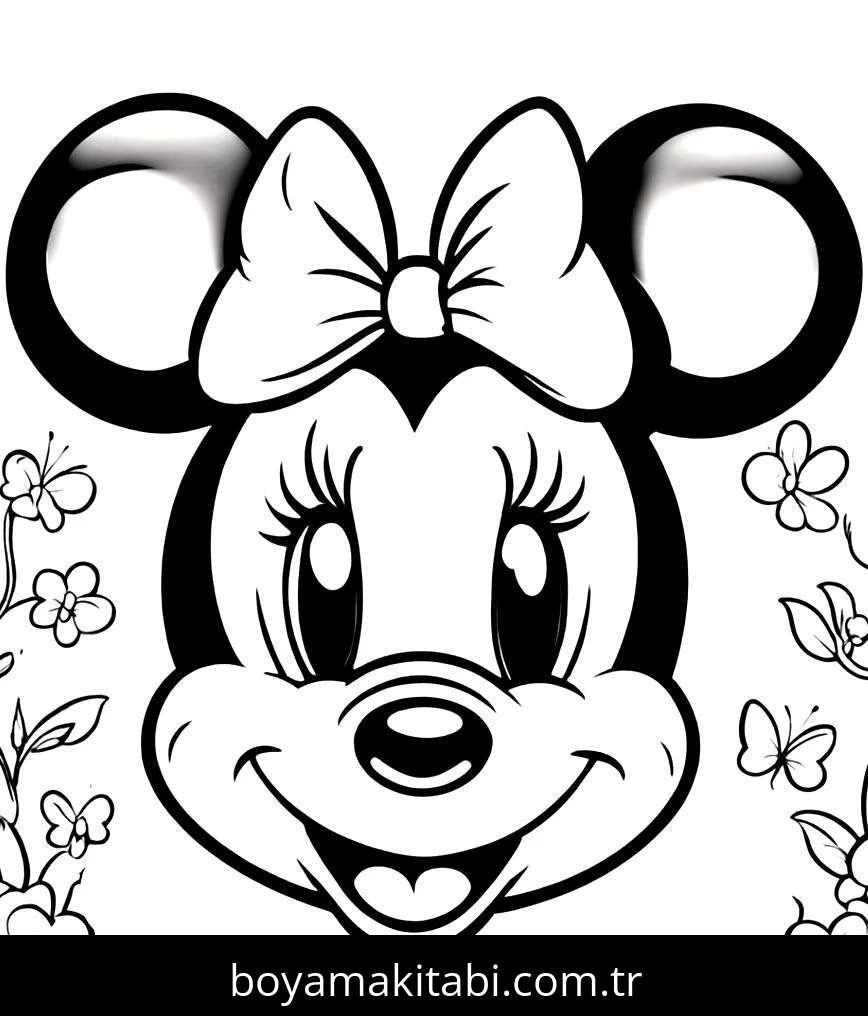 Minnie Mouse boyama sayfası #97 – boyama etkinliği, çocuk aktivitesi