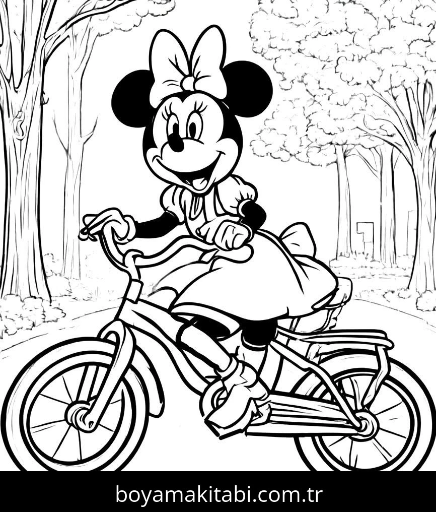 Minnie Mouse boyama sayfası #108 – boyama çalışması, sınıf etkinliği
