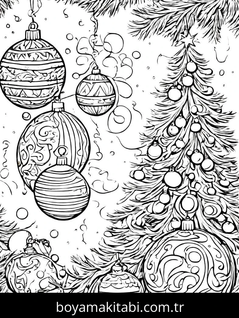 Noel boyama sayfası – ücretsiz yazdır, boyama etkinliği