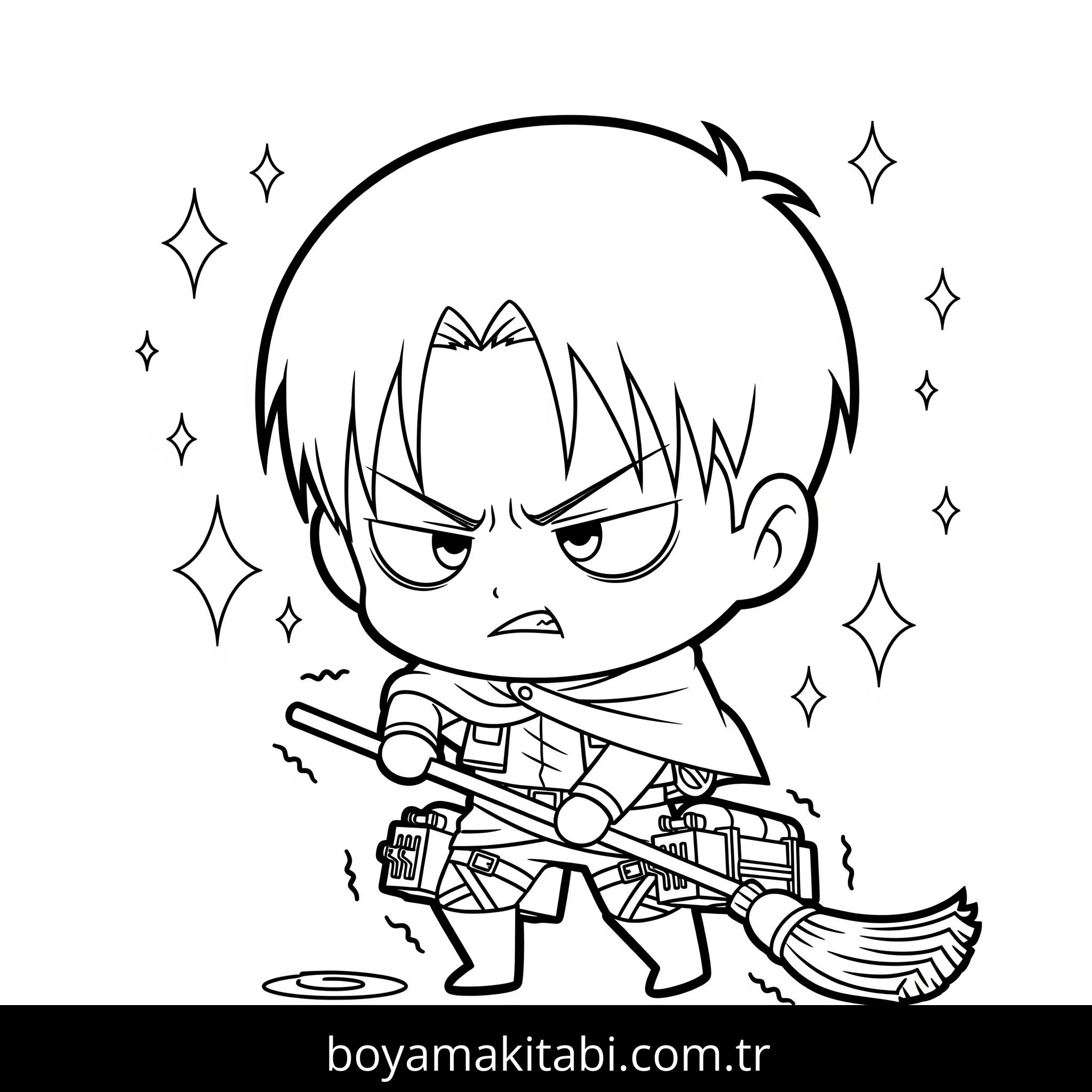 Attack on Titan boyama sayfası #8 – yaratıcılığı geliştirir, keyifli zaman