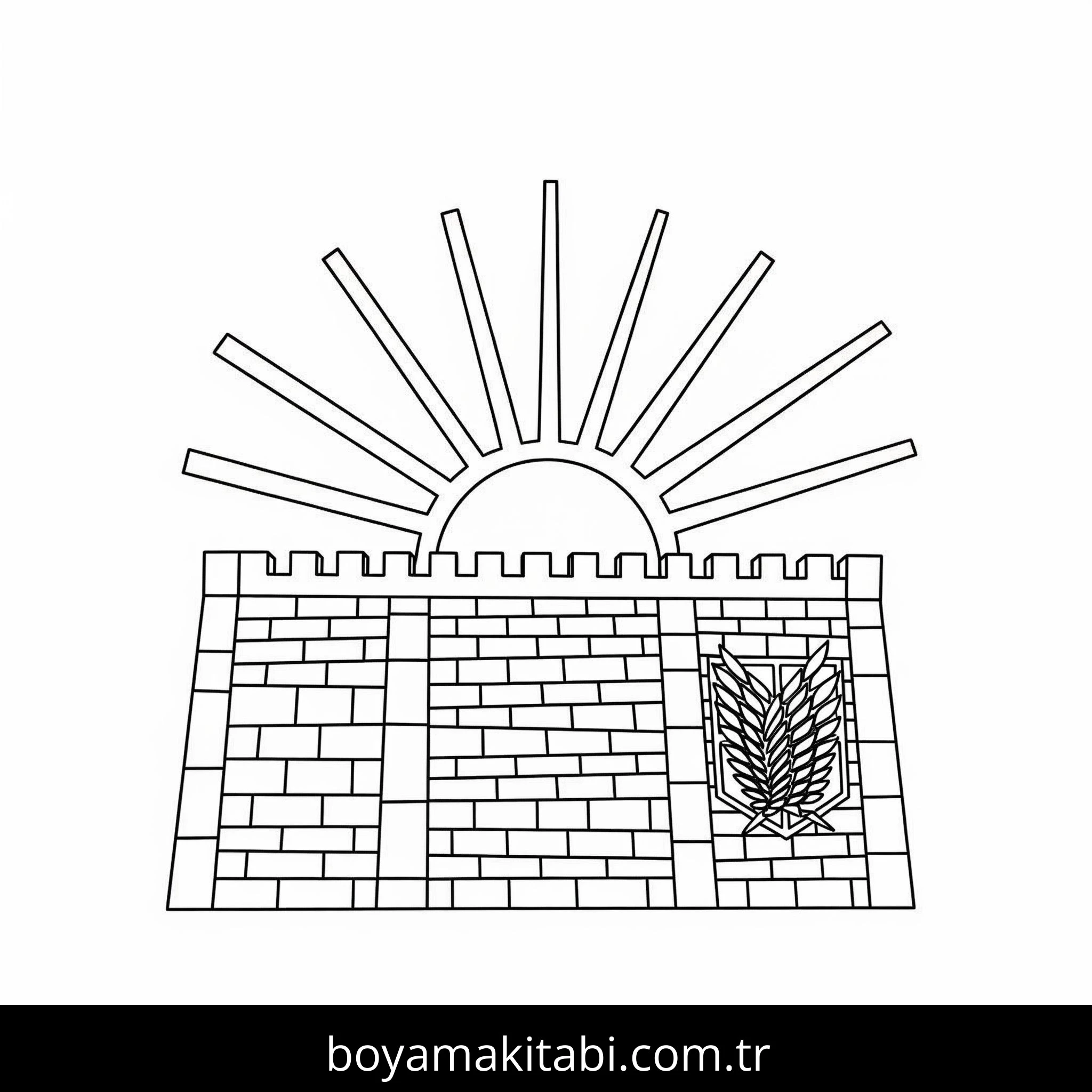 Attack on Titan boyama sayfası #16 – evde etkinlik, anaokulu etkinliği