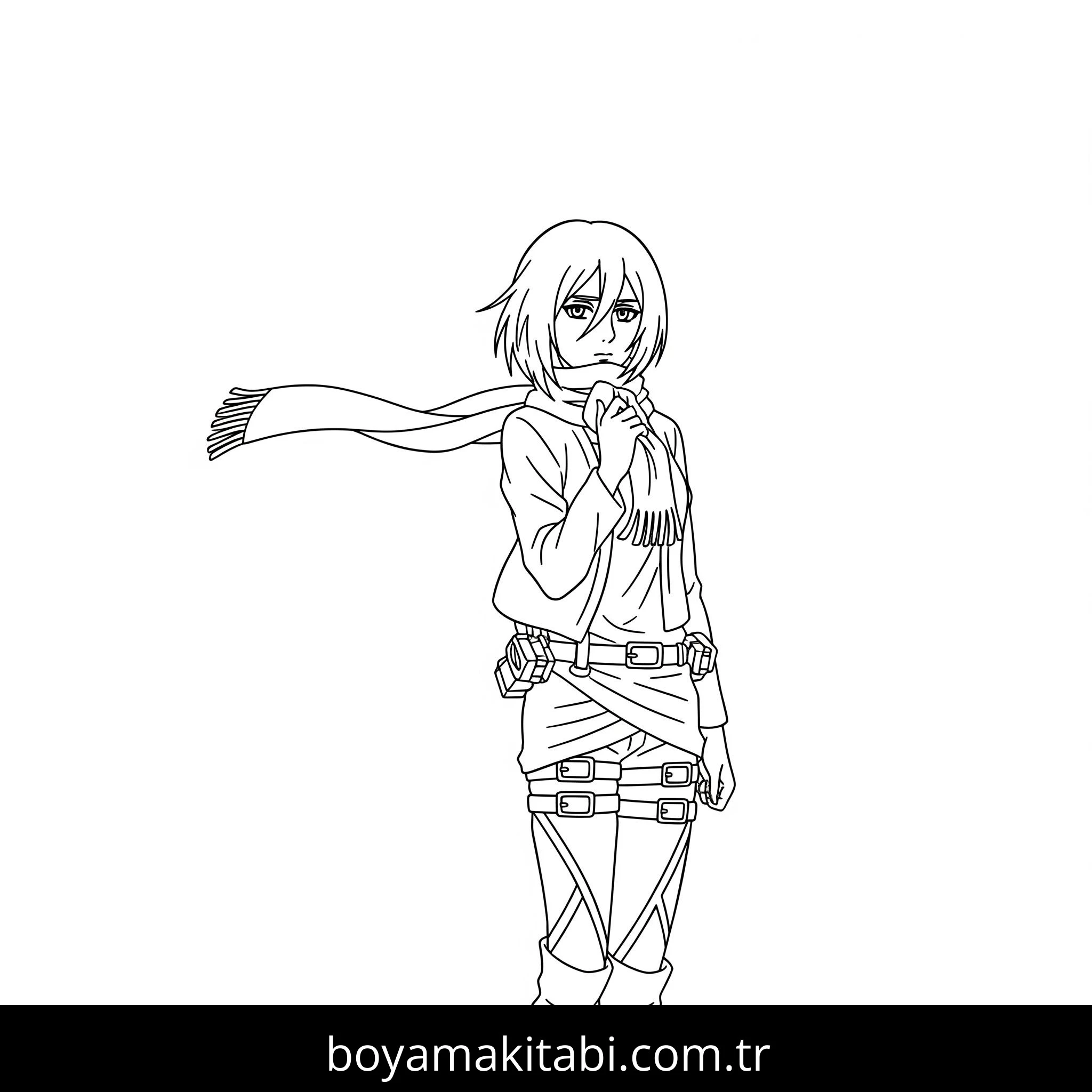 Attack on Titan boyama sayfası #20 – yaratıcılık, doğum günü partisi aktivitesi