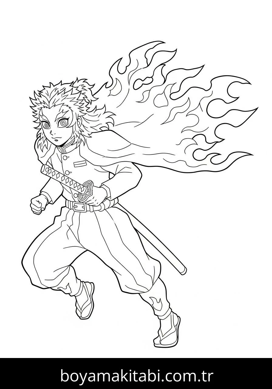 Kyojuro Rengoku Boyama