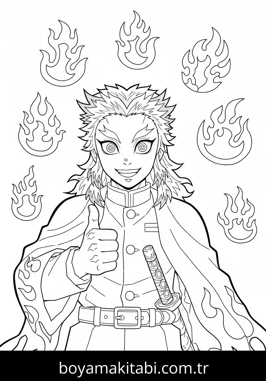 Kyojuro Rengoku Boyama