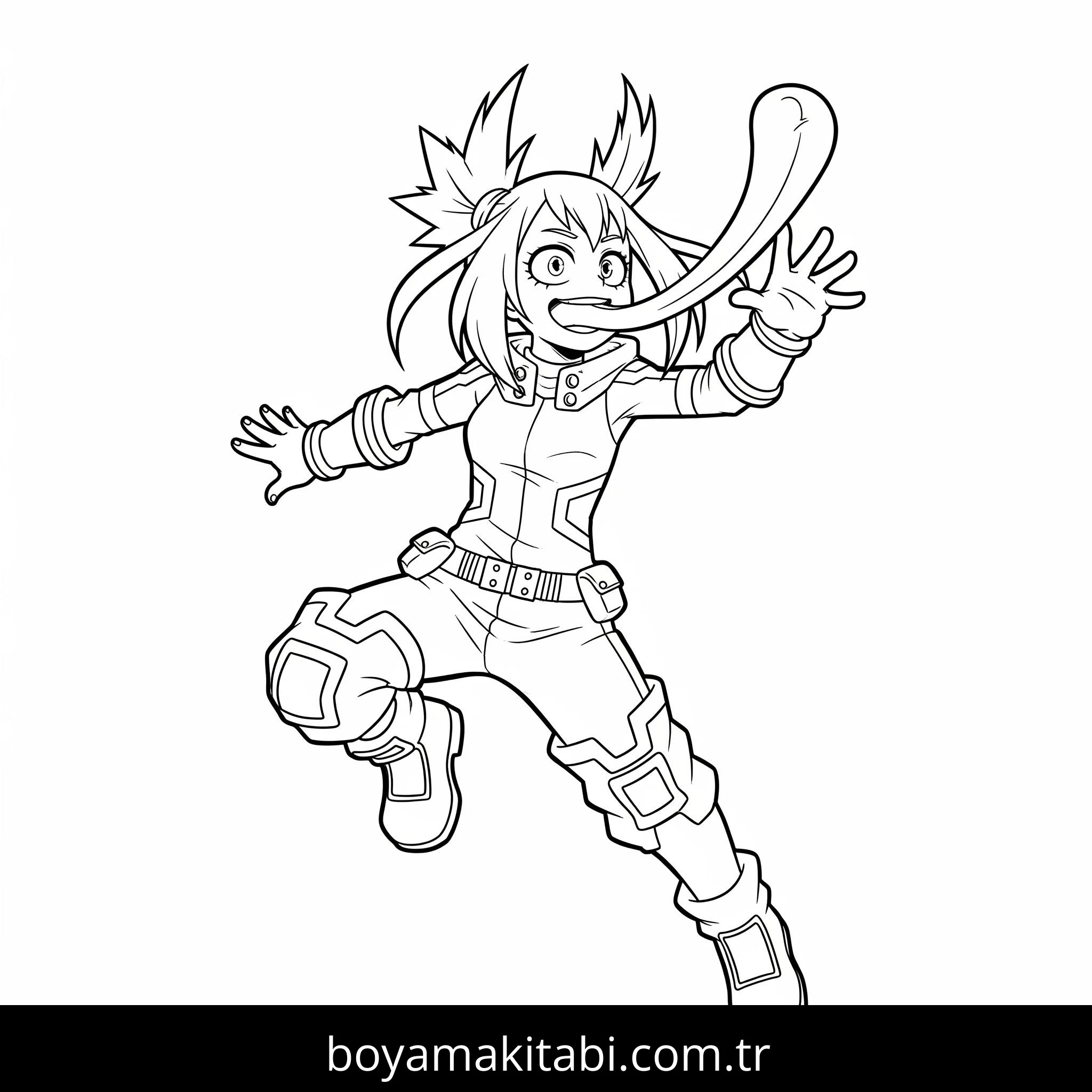 My Hero Academia boyama sayfası #1 – yaratıcılık, doğum günü partisi aktivitesi