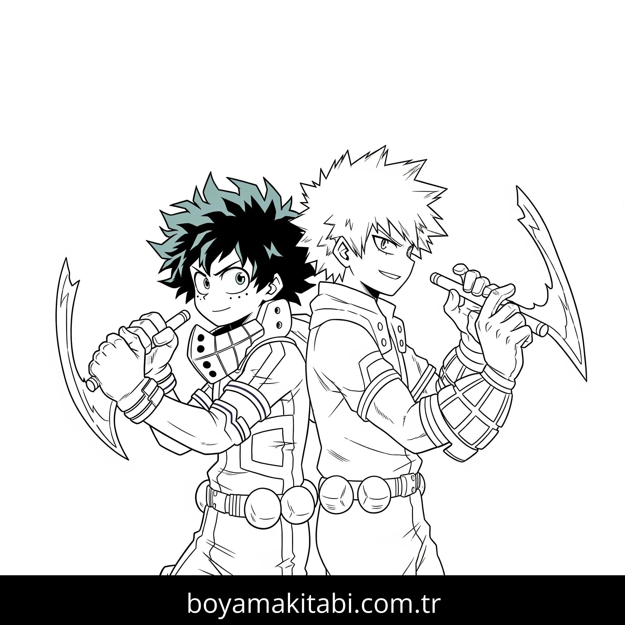 My Hero Academia boyama sayfası #7 – yaz tatili etkinliği, sabır ve özgüven kazandırır