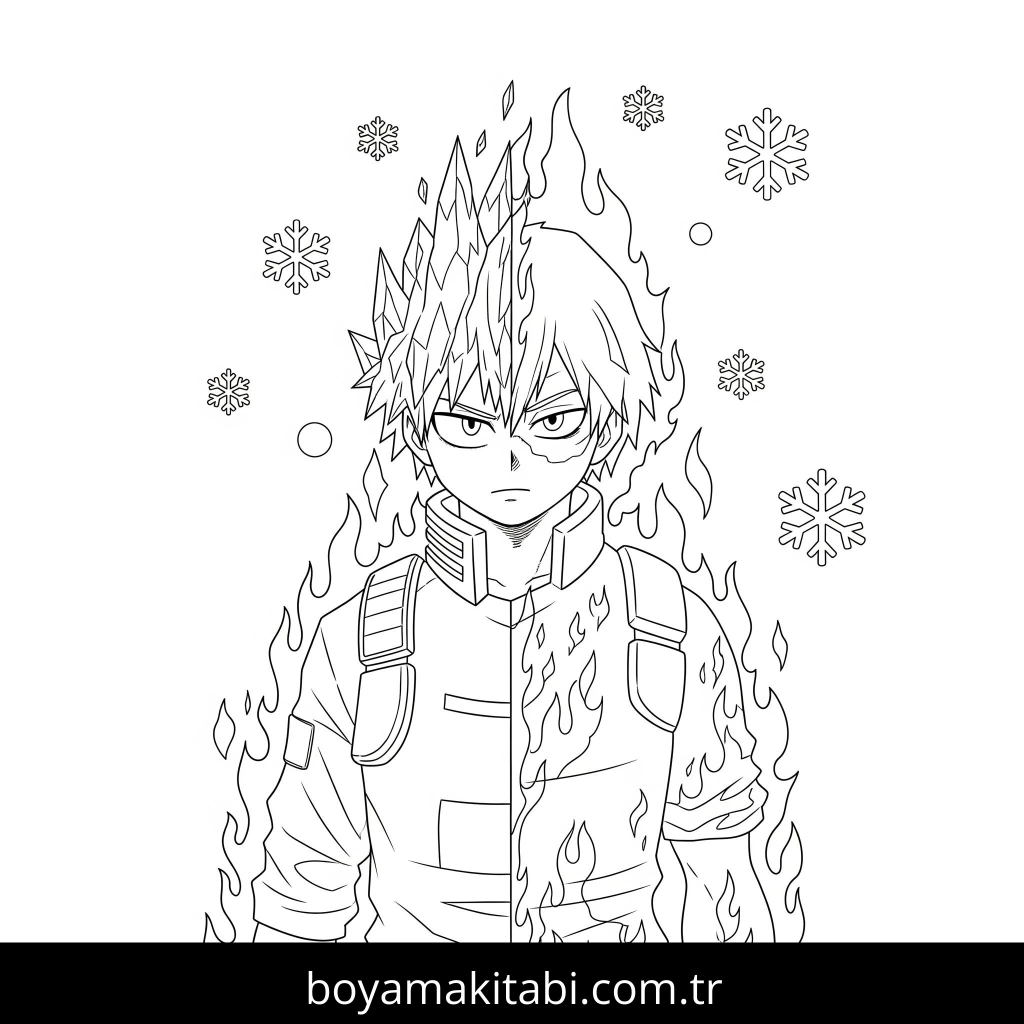 My Hero Academia boyama sayfası #9 – sınıf etkinliği, kolay indirilebilir
