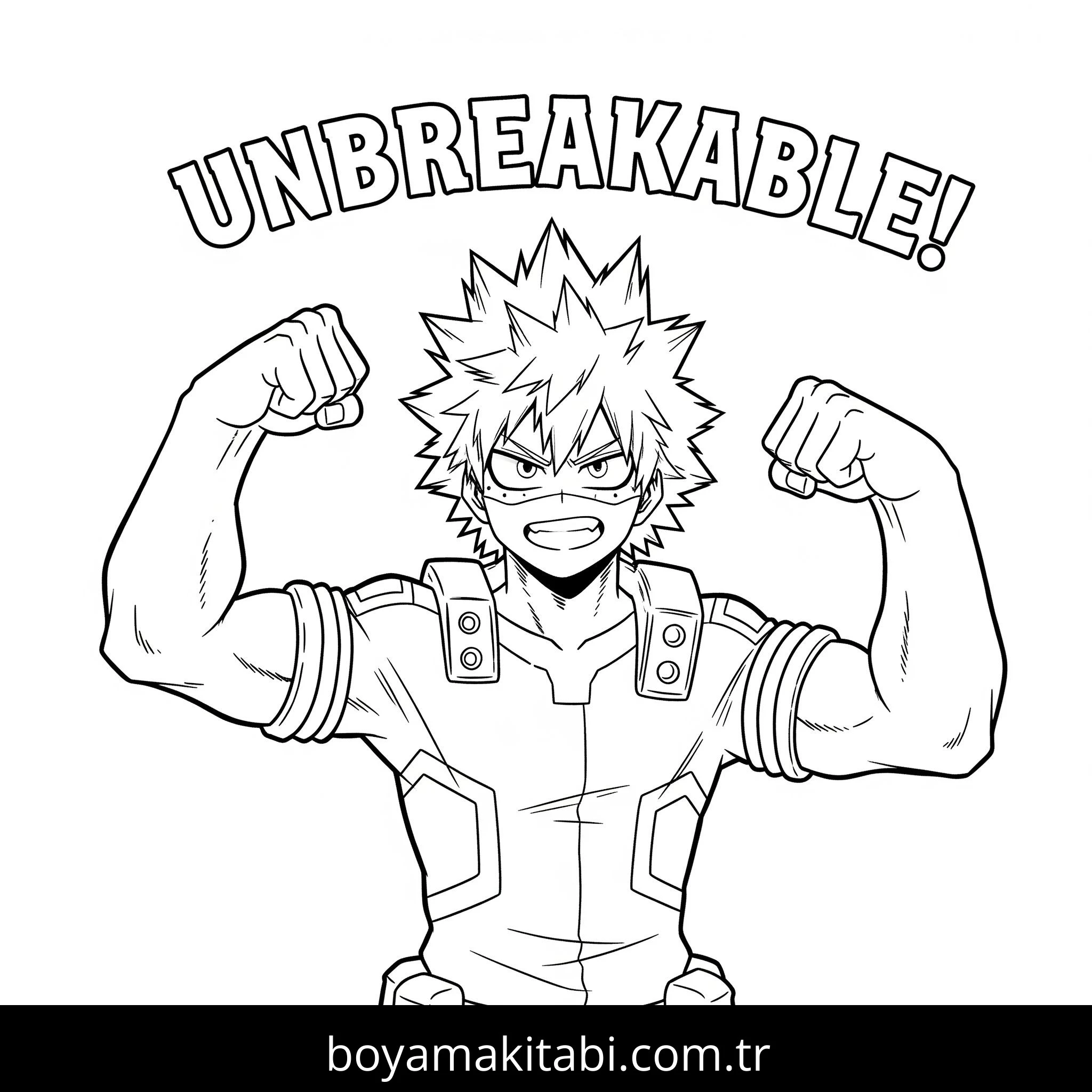 My Hero Academia boyama sayfası #13 – renk bilgisini öğretir, günlük etkinlik önerisi