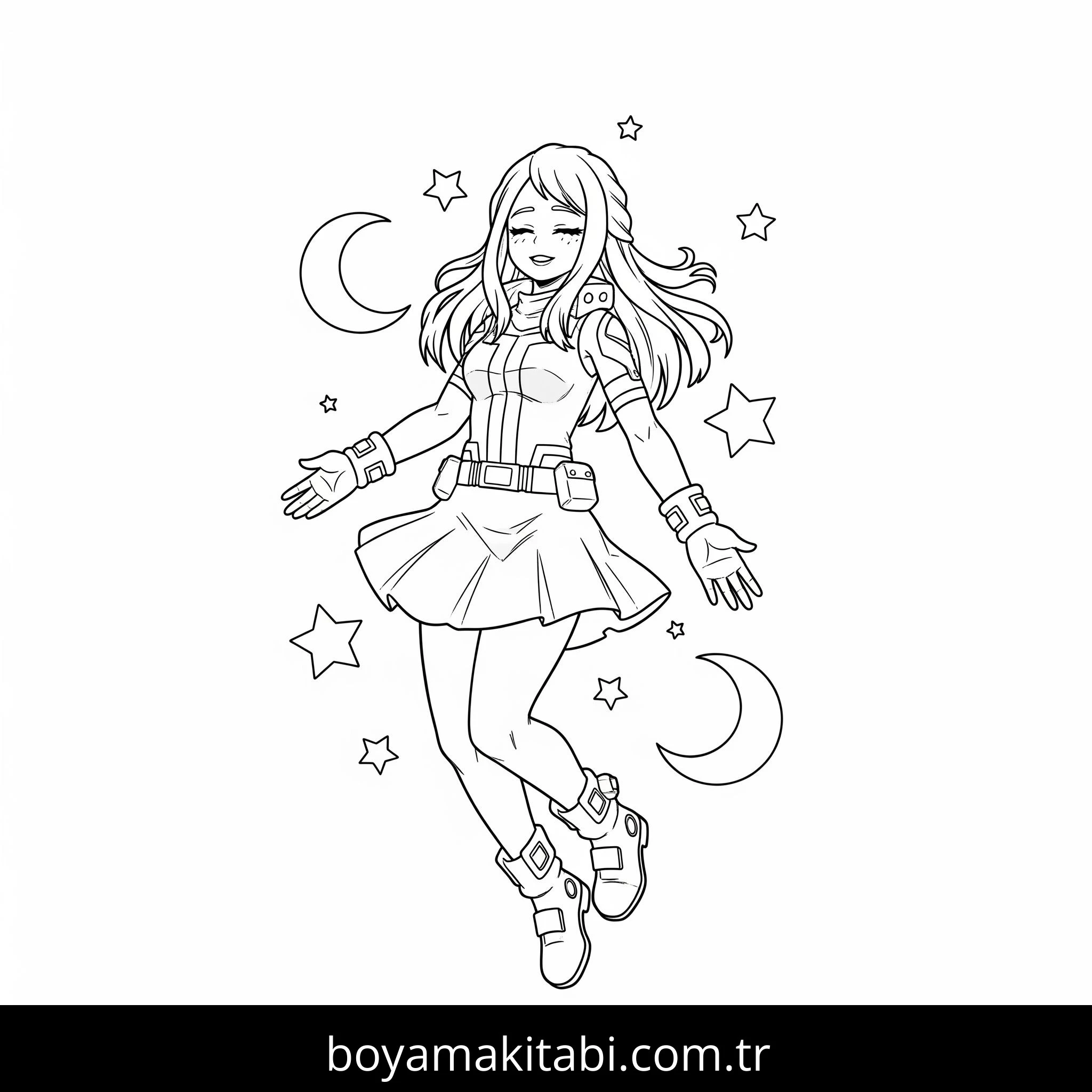 My Hero Academia boyama sayfası #15 – ekran süresine alternatif, çocuklarla kaliteli zaman