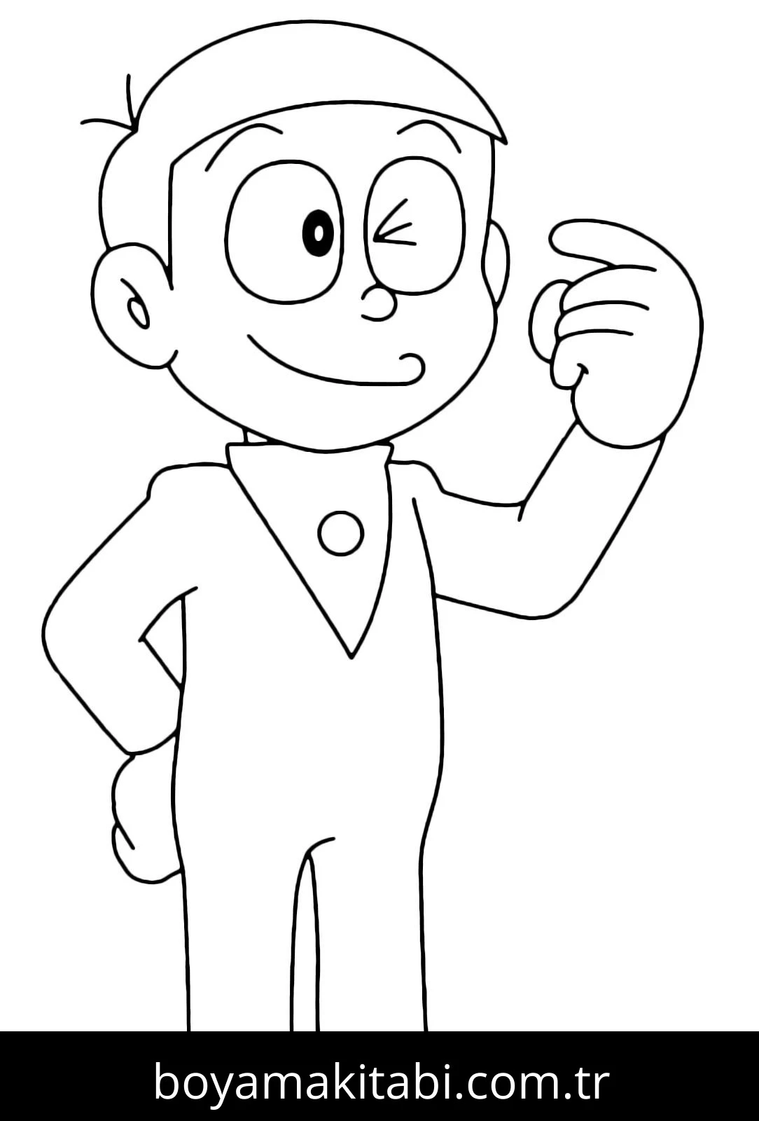 Doraemon boyama sayfası – boyama etkinliği, çocuk aktivitesi