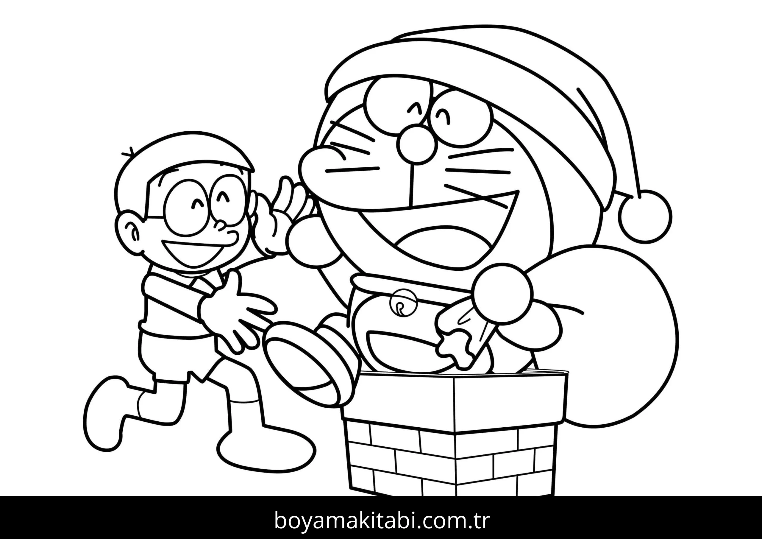 Doraemon boyama sayfası – ücretsiz yazdır, boyama etkinliği
