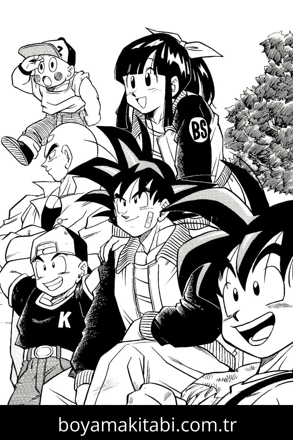 Dragon Ball boyama sayfası – evde etkinlik, ücretsiz yazdır
