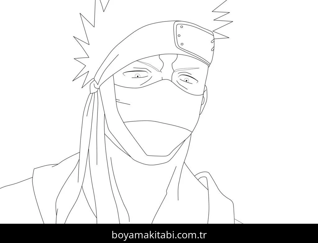 Naruto boyama sayfası #112 – A4 baskıya uygun, ücretsiz yazdır
