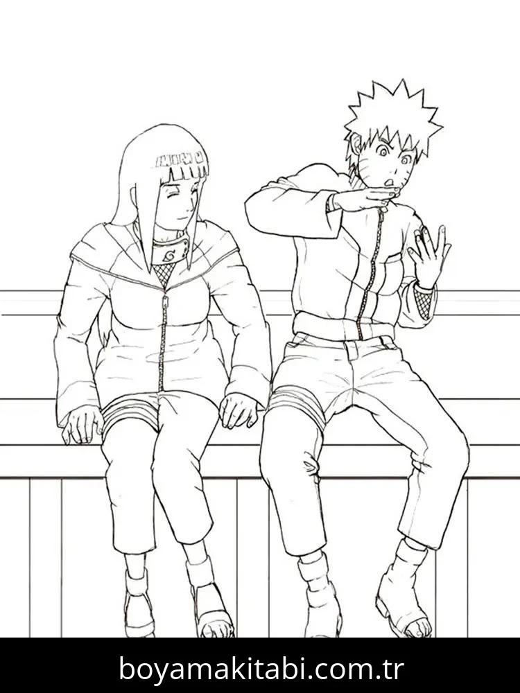 Naruto boyama sayfası #116 – yaratıcı sanat çalışması, eğlenceli etkinlik