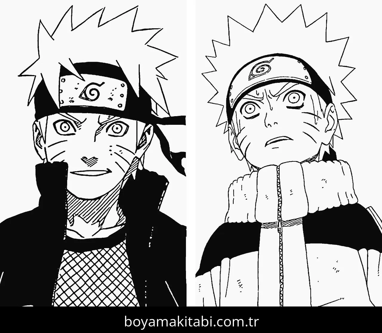 Naruto boyama sayfası #125 – okul öncesi, evde etkinlik
