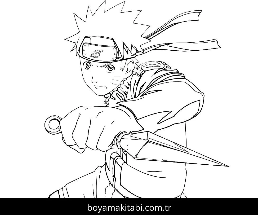 Naruto boyama sayfası #126 – boyama etkinliği, çocuk aktivitesi