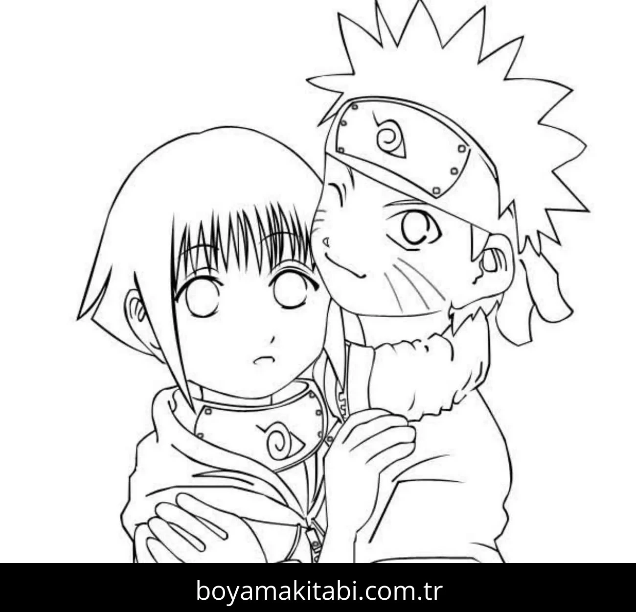 Naruto boyama sayfası #134 – sanatsal çalışma, aile ile vakit geçirme