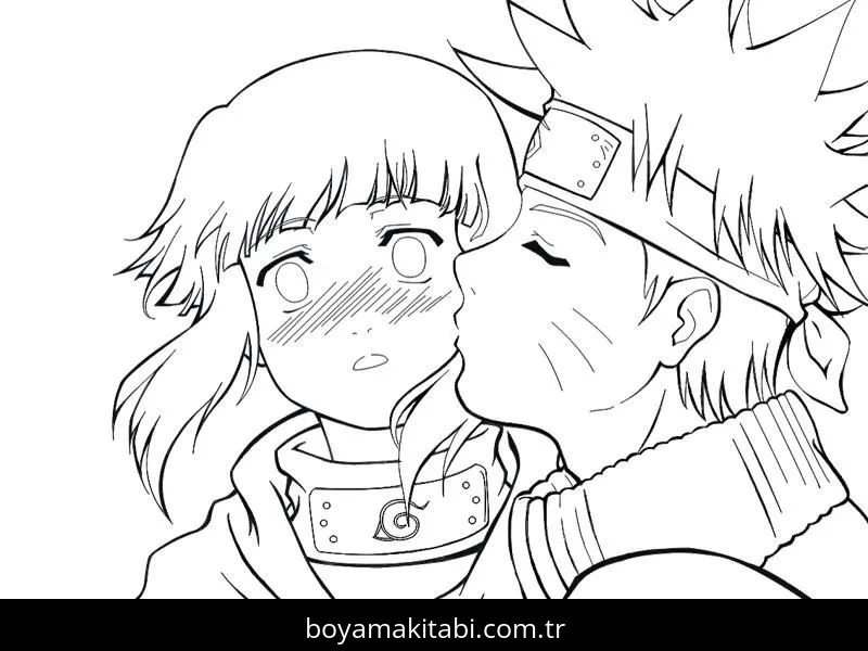 Naruto boyama sayfası #135 – basit çizim, yaz tatili etkinliği