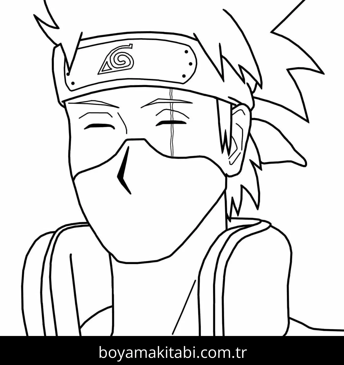 Naruto boyama sayfası #144 – sınıf etkinliği, kolay indirilebilir