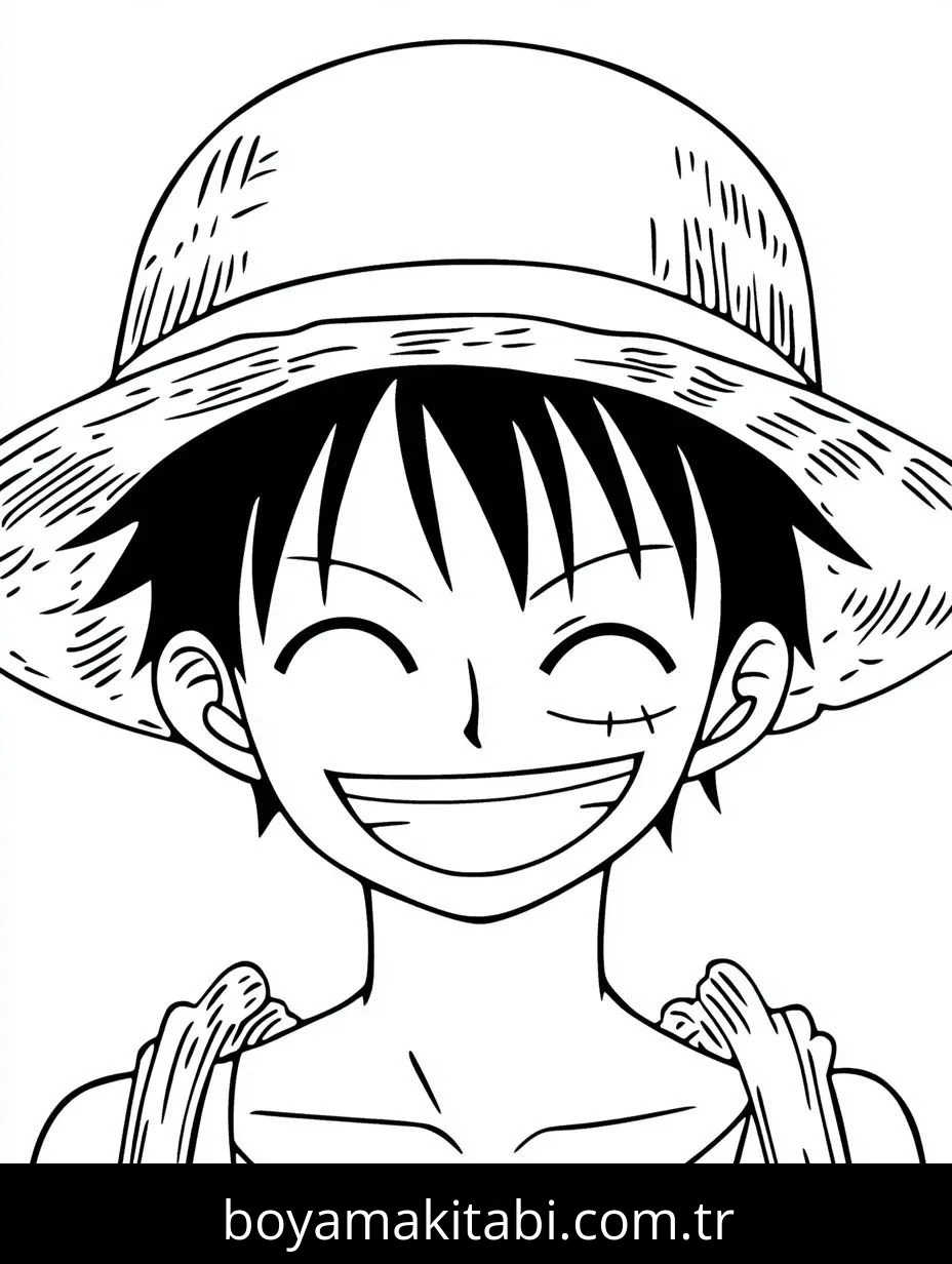 One Piece boyama sayfası #41 – eğlenceli etkinlik, el becerilerini geliştirir