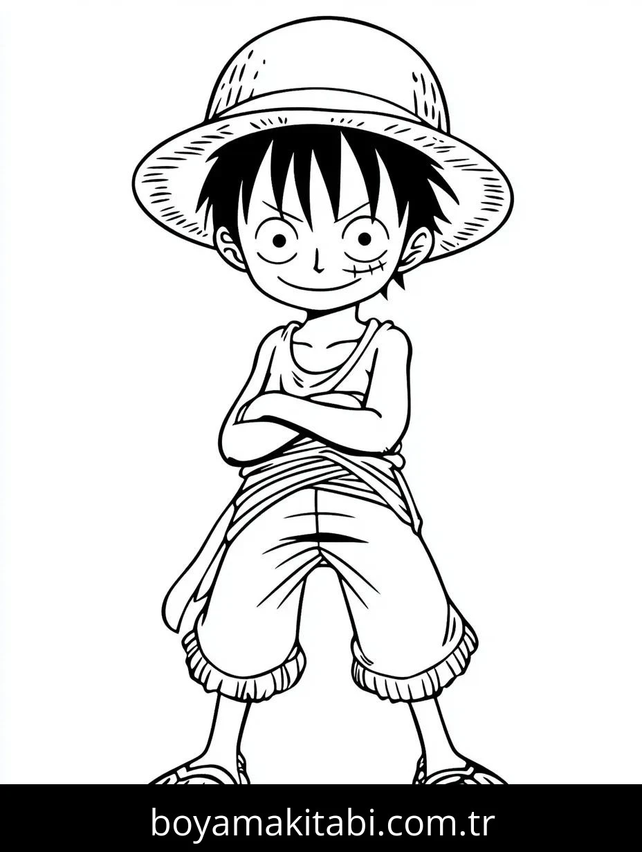 One Piece boyama sayfası #44 – boyama etkinliği, çocuk aktivitesi