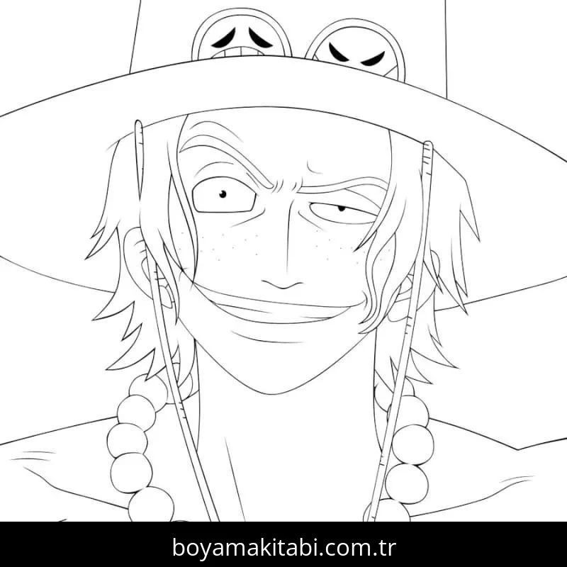 One Piece boyama sayfası #52 – sanatsal çalışma, aile ile vakit geçirme