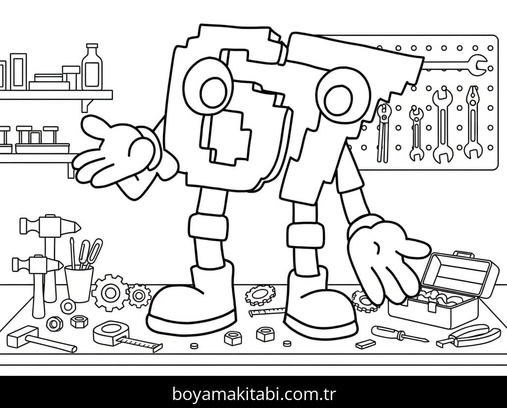 67 Brainrot boyama sayfası – evde etkinlik, ücretsiz yazdır